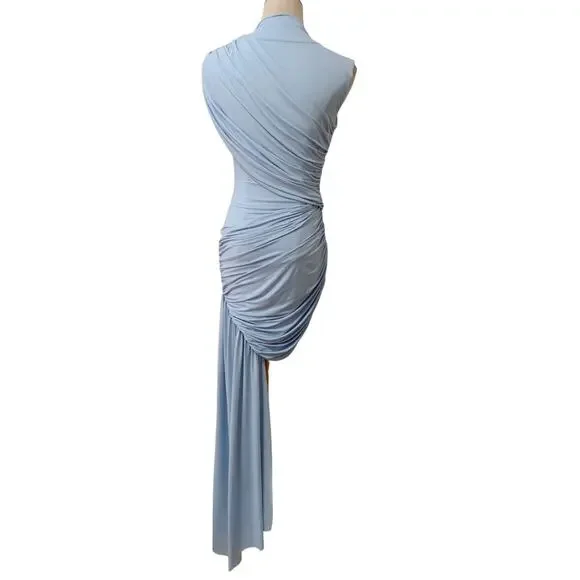 DE LA VALI ravenna mini dress In Blue US 6 - Picture 7 of 9